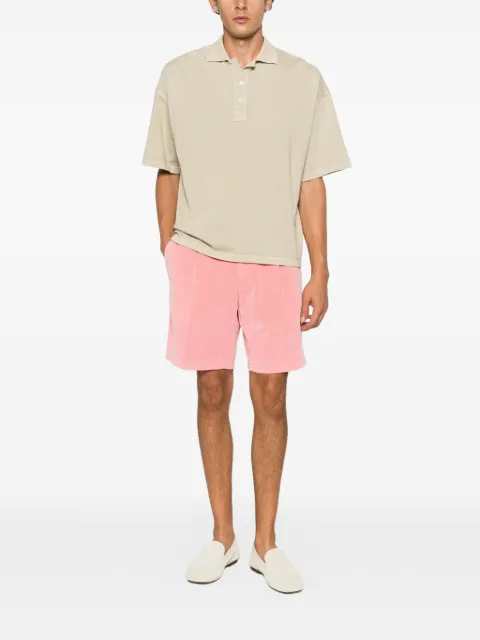 Biagio Santaniello pleated corduroy shorts