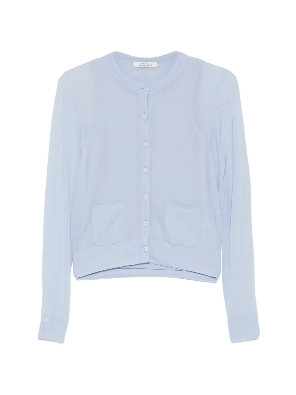 Dorothee Schumacher ensemble haut-pantalon en maille transparente - Bleu