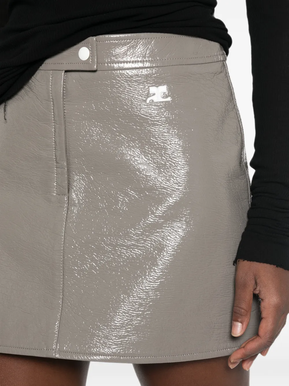 Courrèges Vinyl rok Grijs