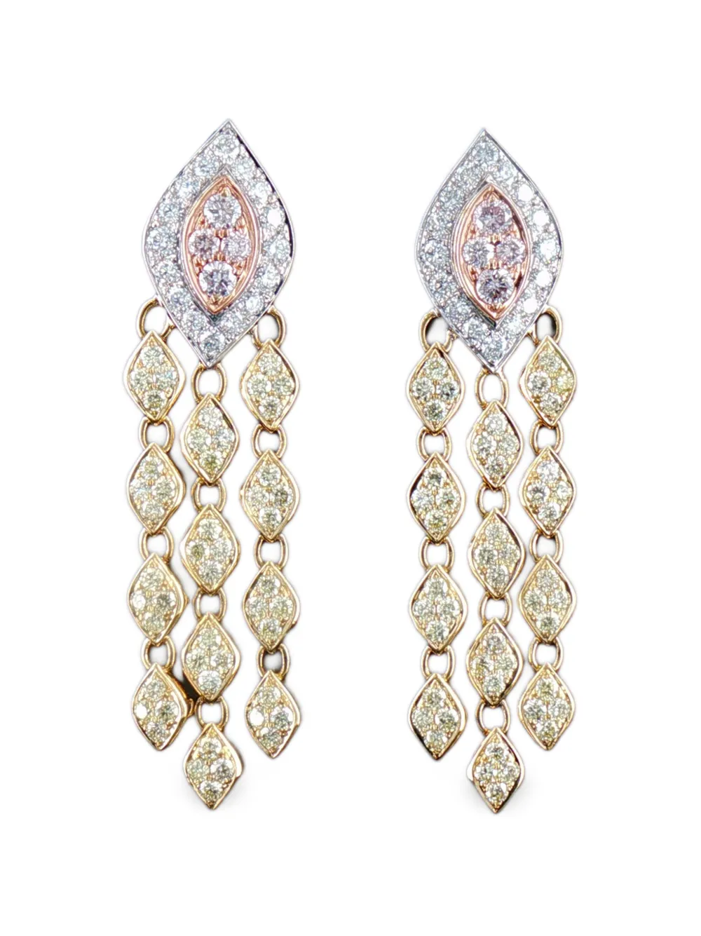 HYT Jewelry diamond drop earrings - Oro