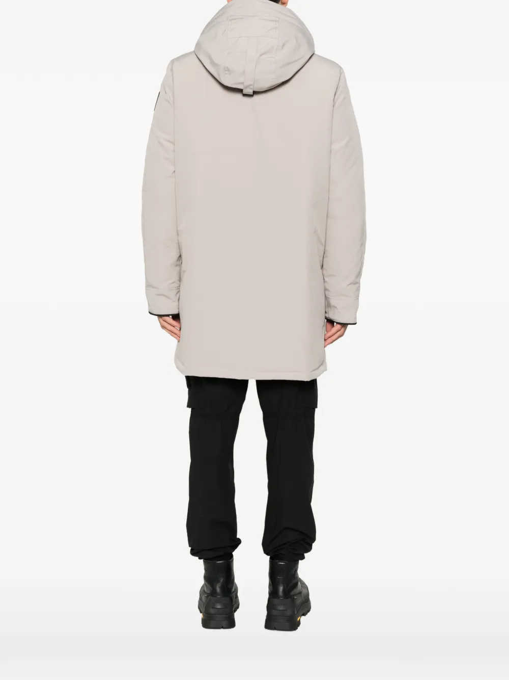 Canada Goose Jas met logopatch en capuchon Beige