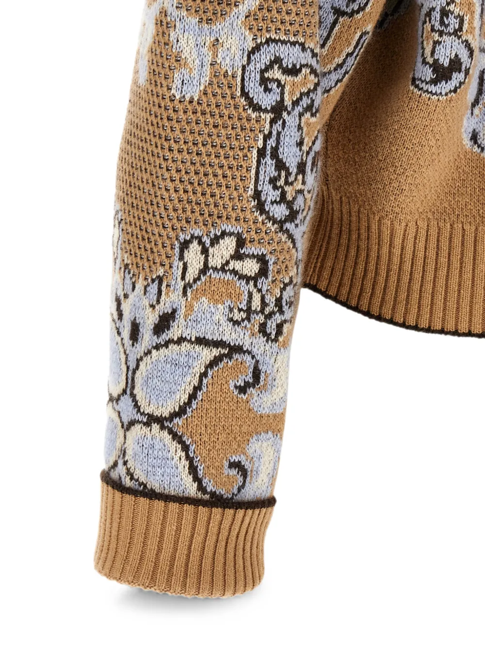 TWINSET Trui met jacquard en tapijt Bruin
