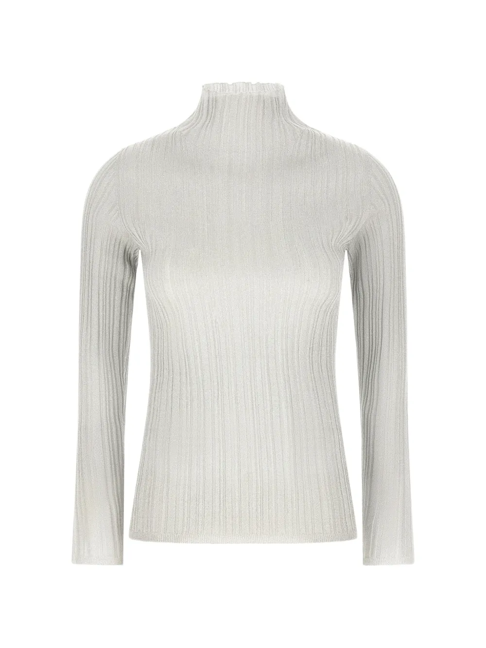 Fabiana Filippi ribbed mock-neck sweater - Bianco