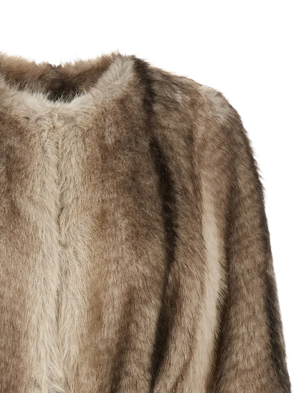 TWINSET Jas met kleurverloop en ceintuur Bruin