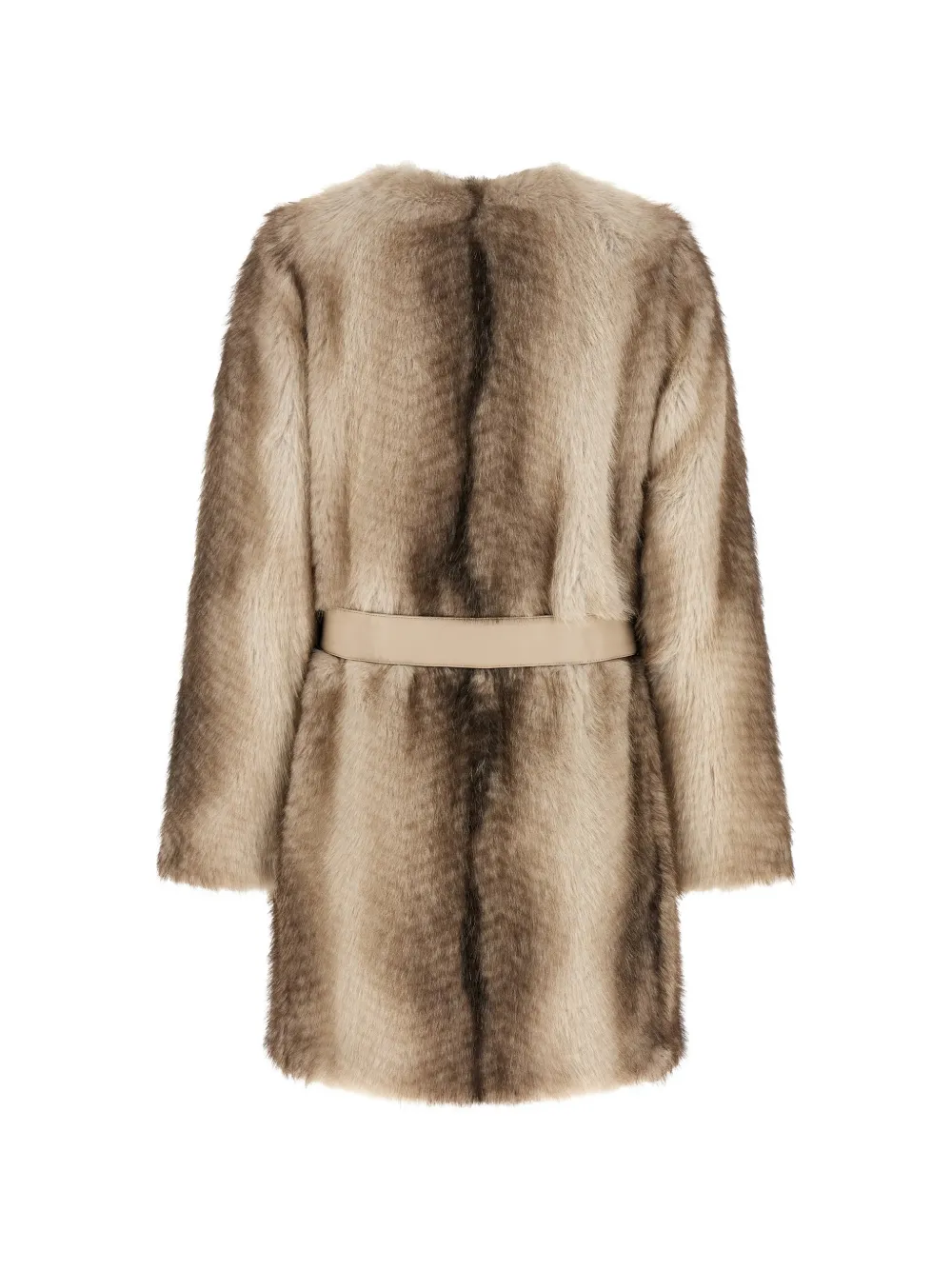 TWINSET Jas met kleurverloop en ceintuur Bruin