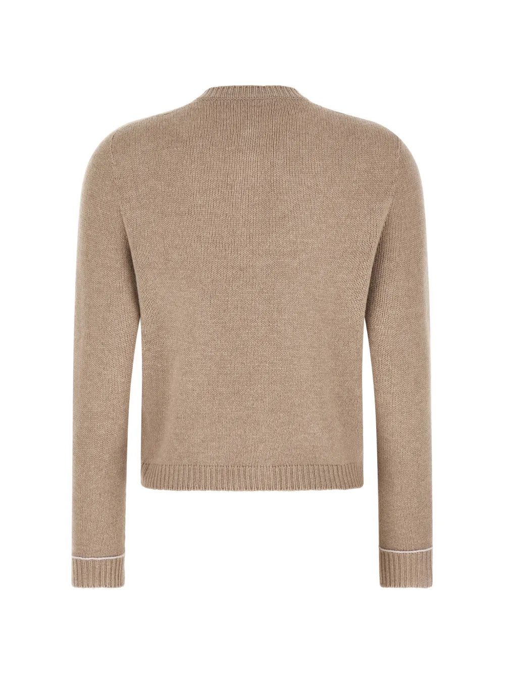 Fabiana Filippi Vest met geribbelde afwerking en knopen Beige