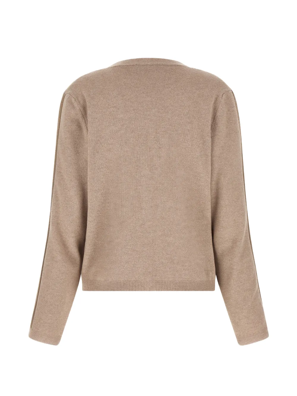 Fabiana Filippi Filo Diamante vest met V-hals Beige