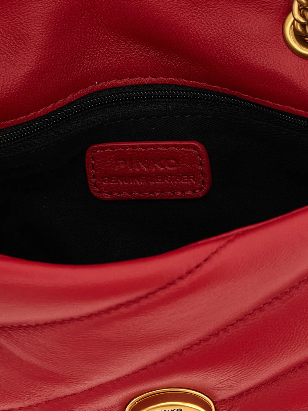 PINKO Baby Love Puff gewatteerde schoudertas Rood