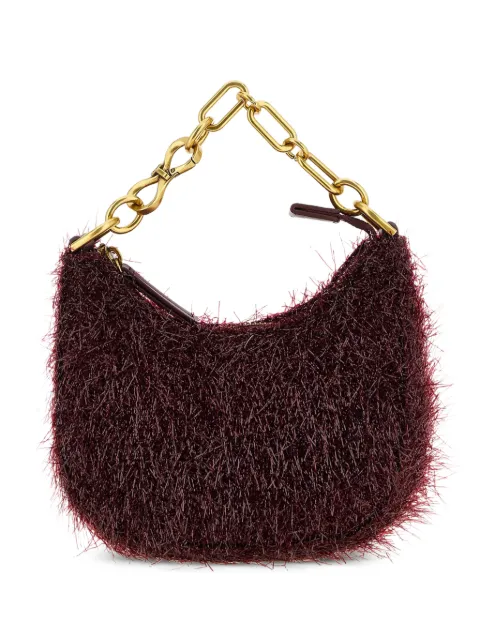 TWINSET mini Croissant frayed tote bag