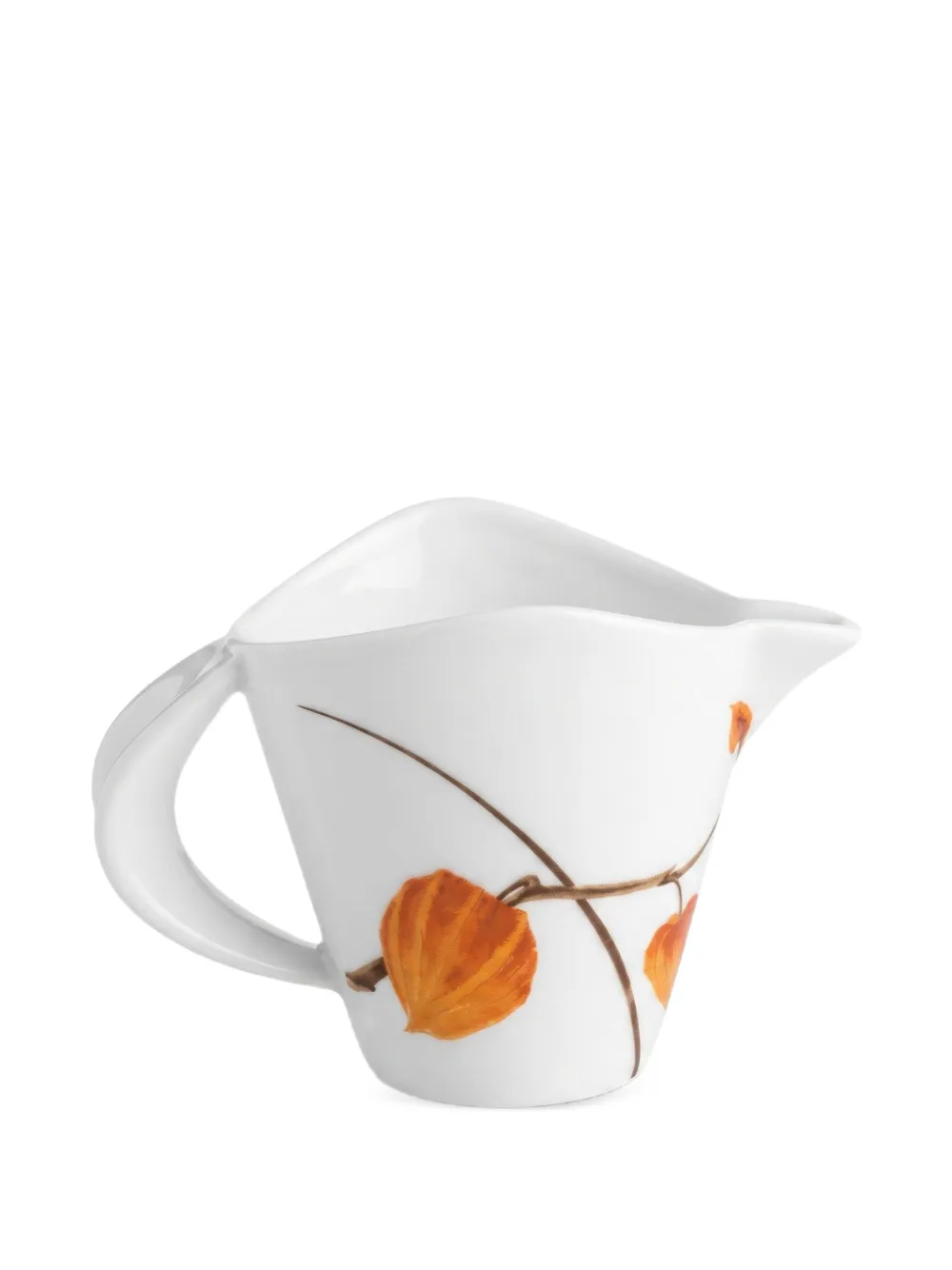 GINORI 1735 Funè leaf-print milk jug - Weiß