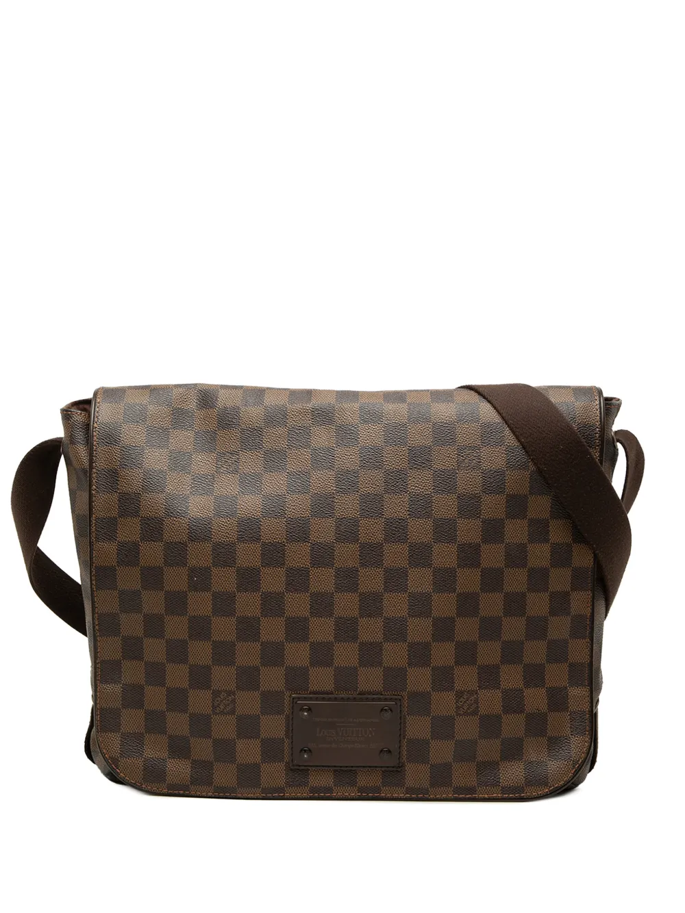 Louis Vuitton Pre-Owned 2008 Damier Ebene Brooklyn GM crossbody bag - Brown