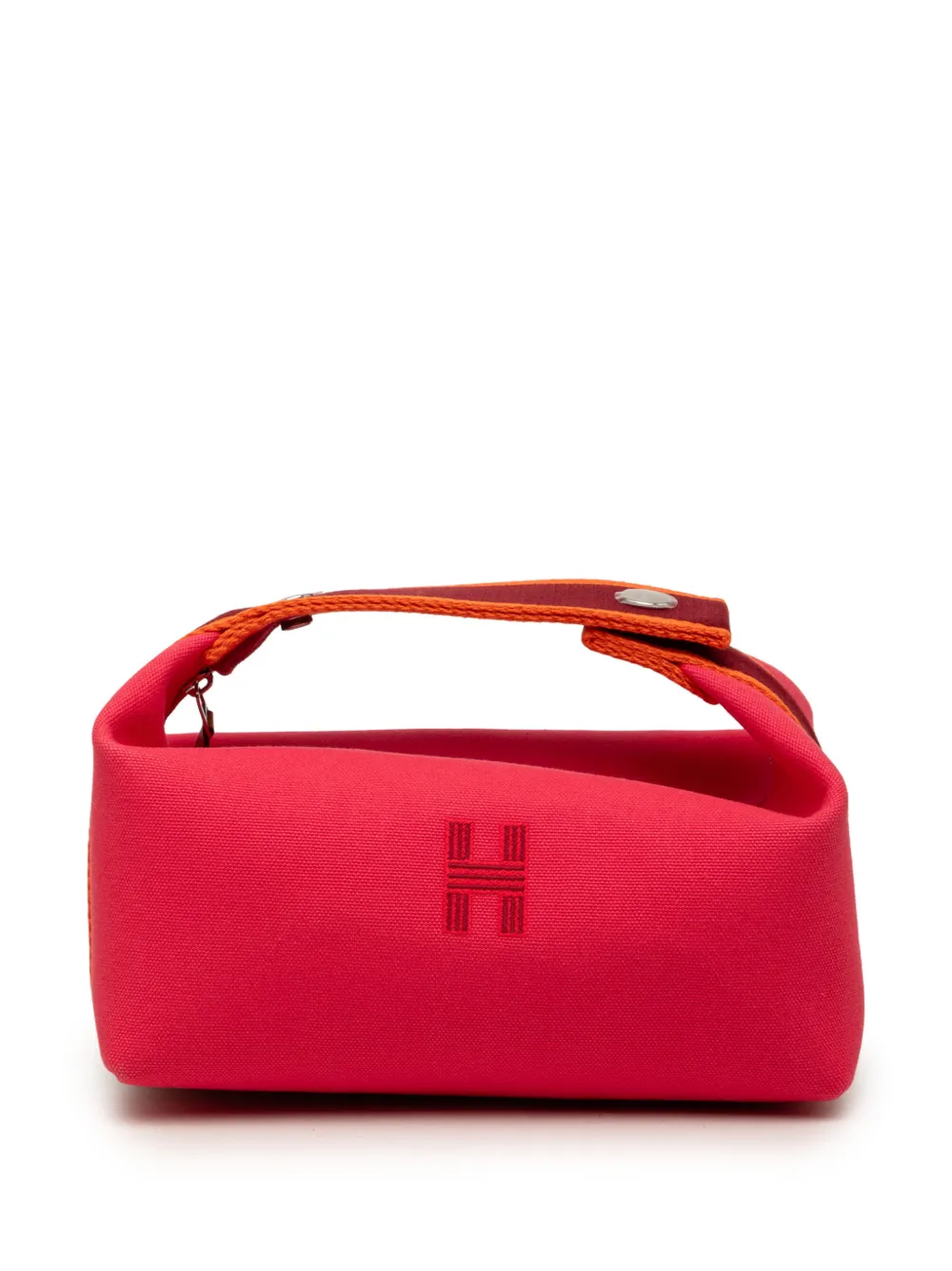 Hermès Pre-Owned 2010-2026 Small Toile Bride A Brac Case vanity bag - Rosa