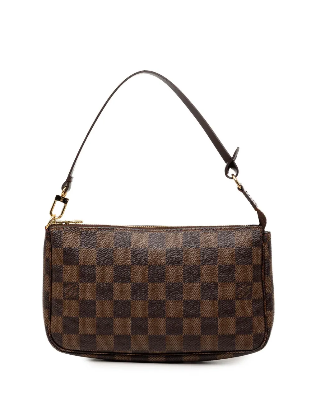 Louis Vuitton Pre-Owned 2009 Damier Ebene Pochette Accessoires Schultertasche - Braun