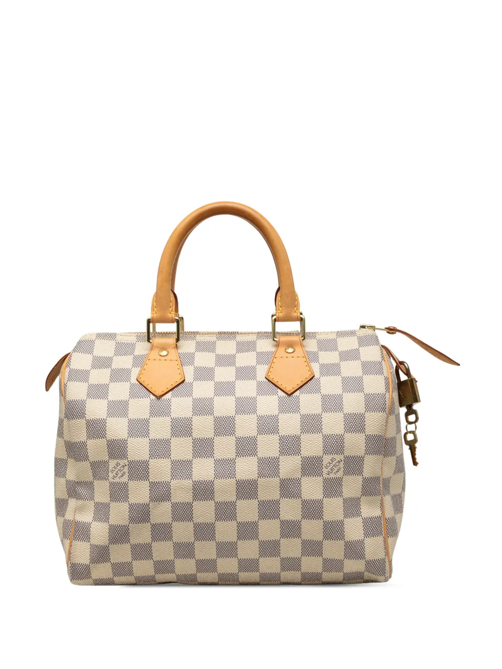 Louis Vuitton Pre-Owned 2014 Damier Azur Speedy Boston-Tasche 25cm - Weiß