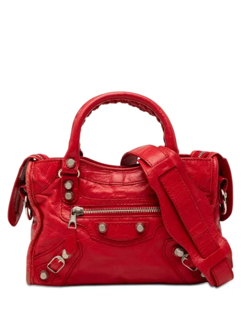 Balenciaga Pre-Owned 2013 Mini Lambskin Motocross Giant 12 City satchel