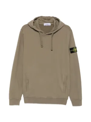 Stone Island コンパスバッジ パーカー | グレー | FARFETCH JP