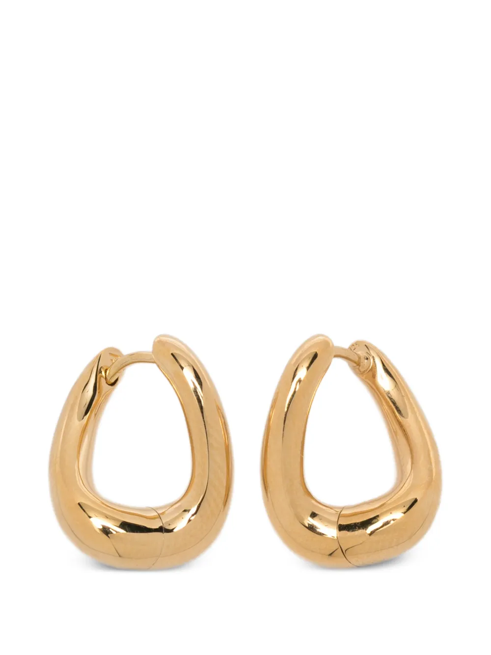 Tom Wood sculptural hoop earrings - Gold