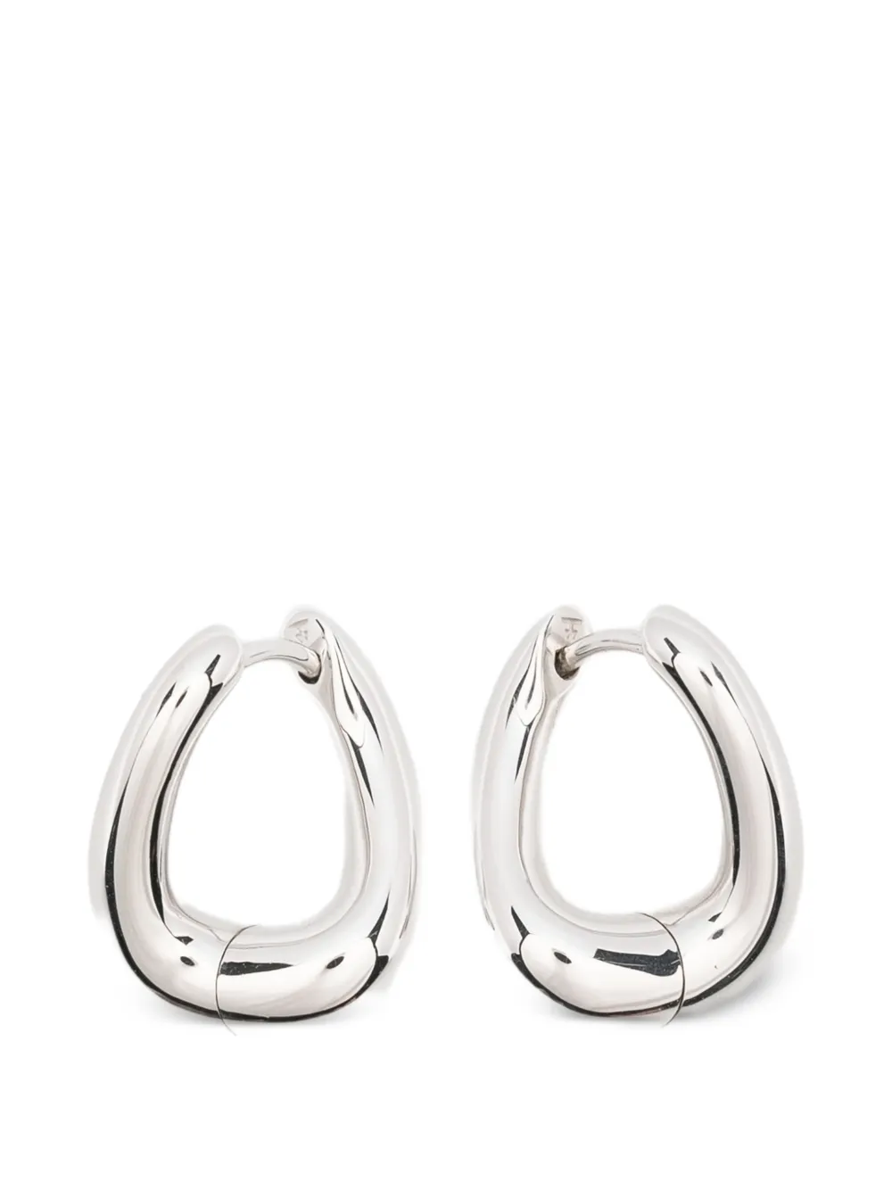 Tom Wood Twist hoop earrings - Silber