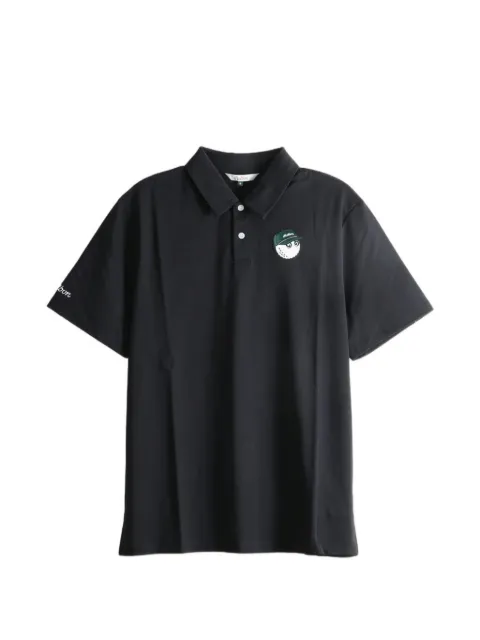 Malbon Golf logo-embroidered polo shirt