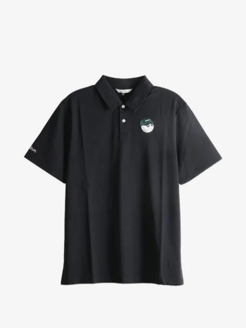 Malbon Golf logo-embroidered polo shirt