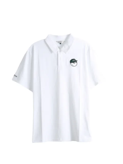 Malbon Golf logo-embroidered polo shirt