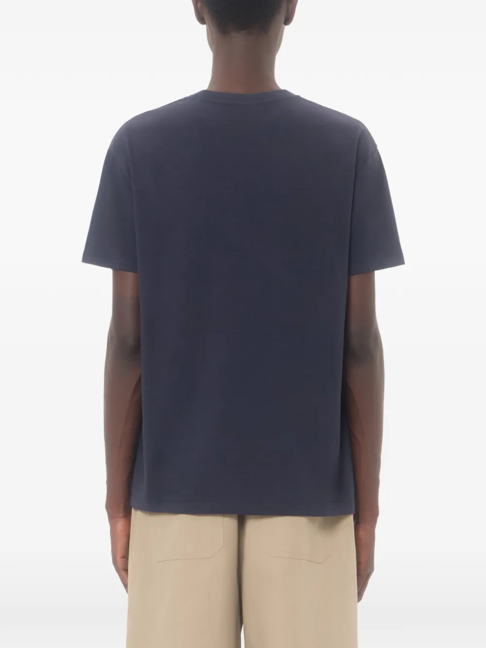 Valentino Garavani VLogo Signature T-shirt met patch Blauw