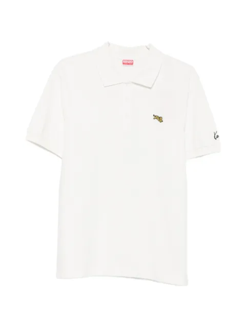 Kenzo tiger-patch polo shirt