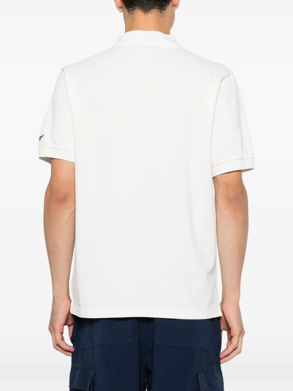 Kenzo Poloshirt met tijgerpatch Wit