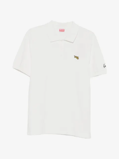 Kenzo tiger-patch polo shirt