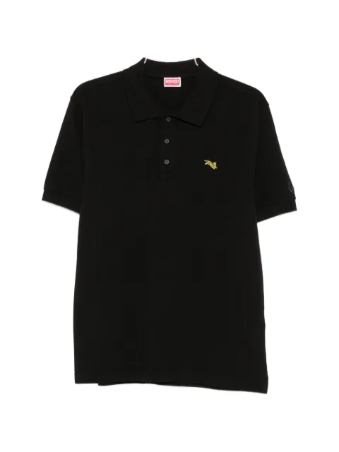 Kenzo tiger-patch polo shirt