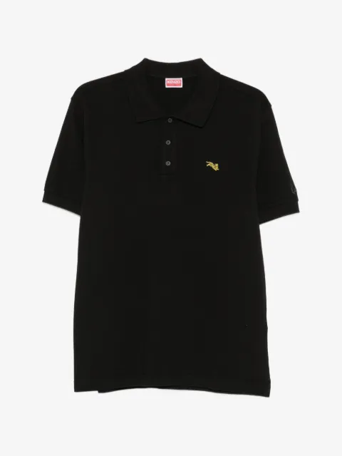 Kenzo tiger-patch polo shirt