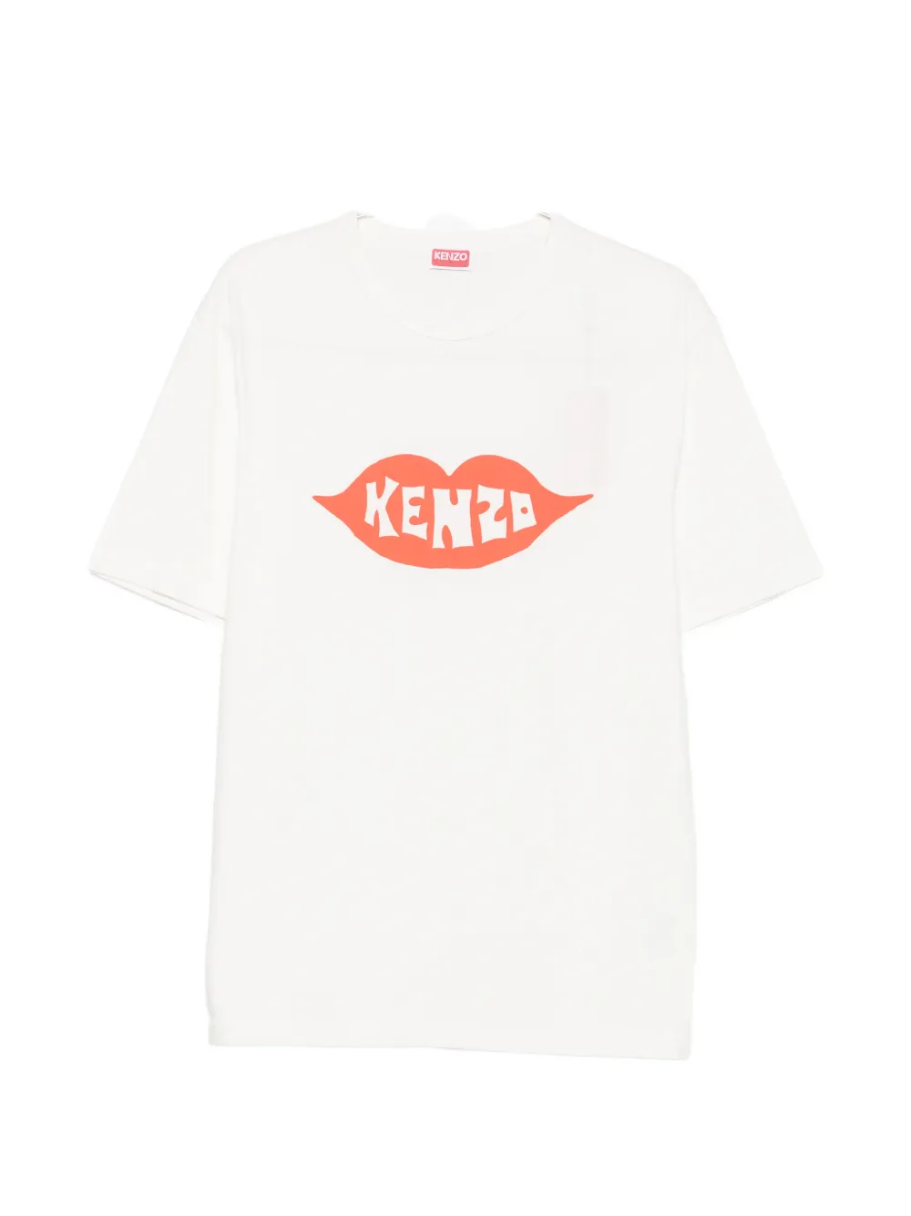 Kenzo logo-print T-shirt - Bianco