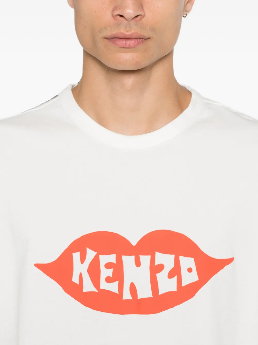 Kenzo T-shirt met logoprint Wit