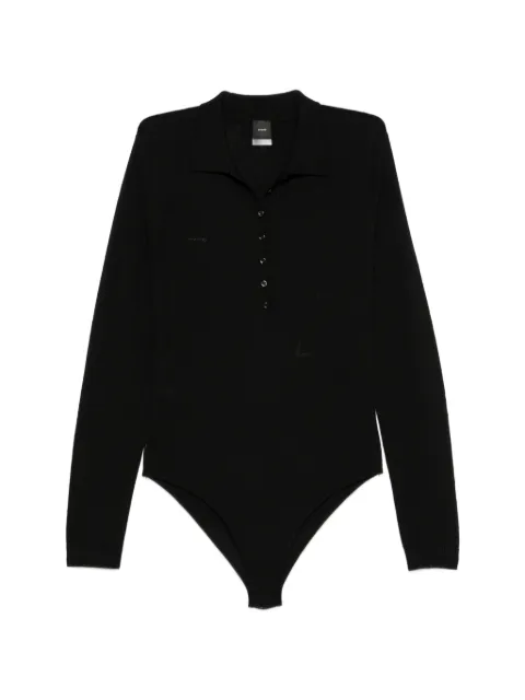 PINKO long-sleeve buttoned bodysuit