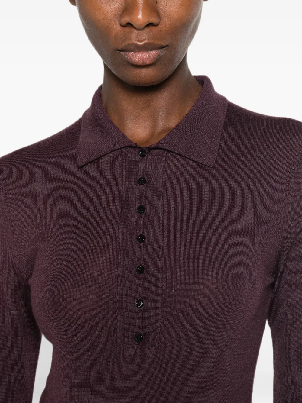 PINKO Body van merinowol Paars