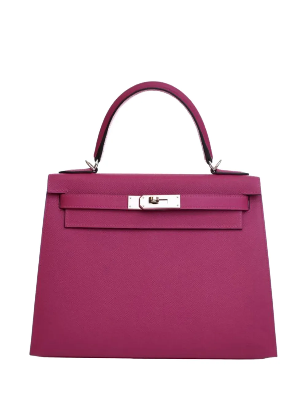 Hermès Pre-Owned 2018 Epsom Kelly Sellier Satchel 28cm - Violett