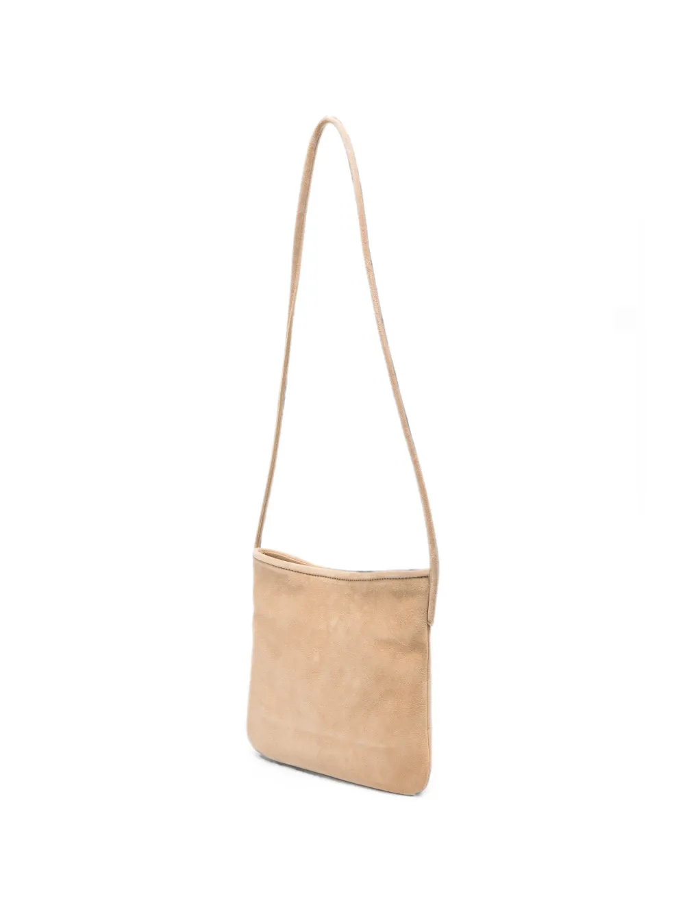 Manu Atelier Suède schoudertas Beige