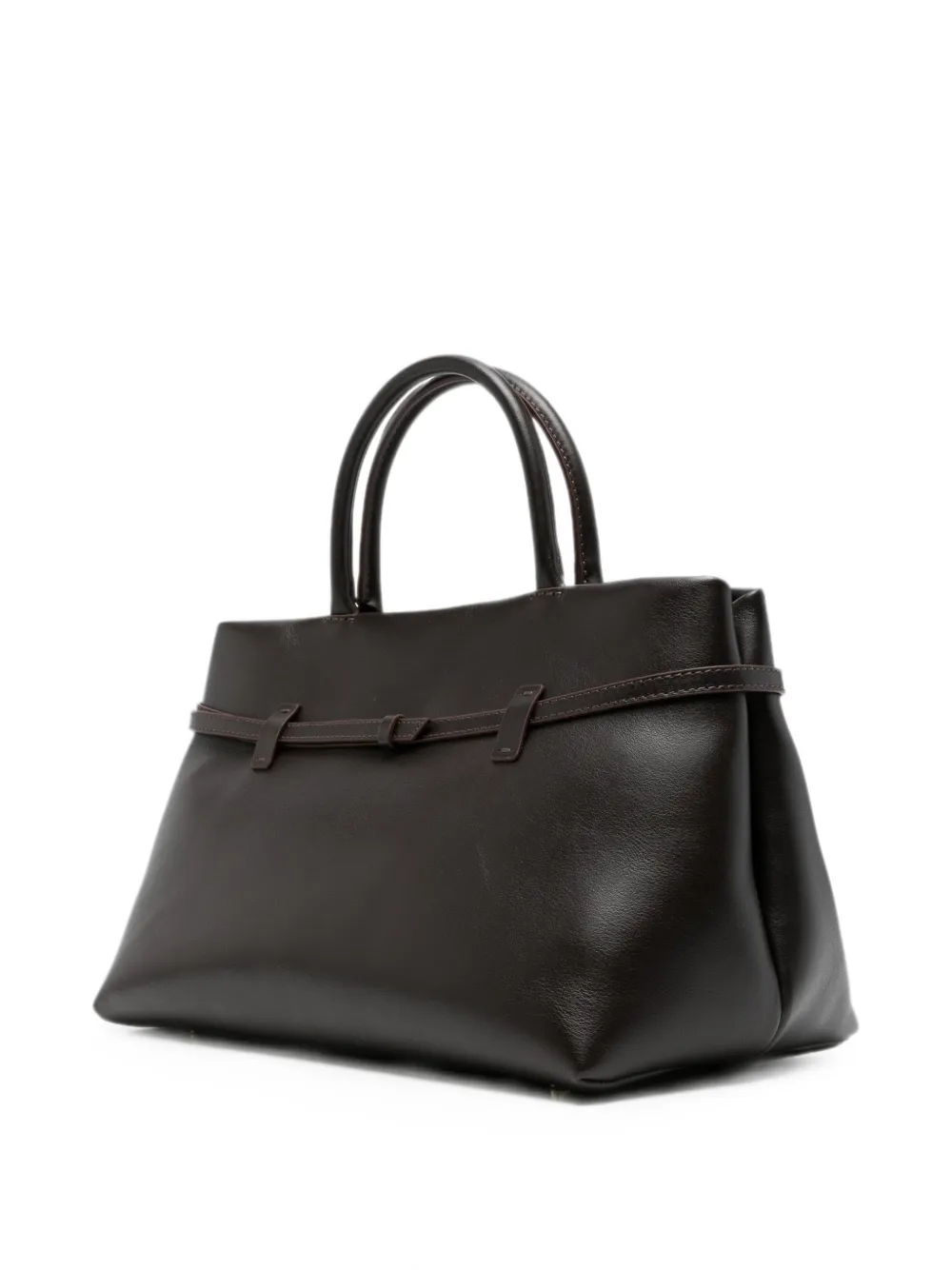 Manu Atelier 35 Le Cambon leren shopper Bruin