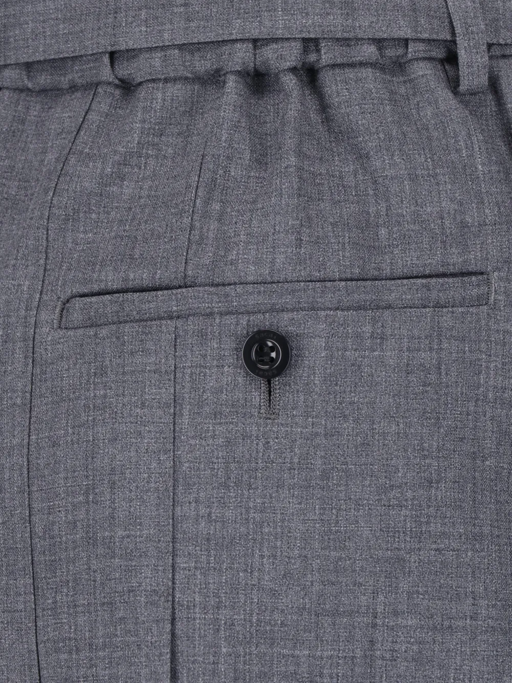 sacai Geplooide shorts met riem Grijs