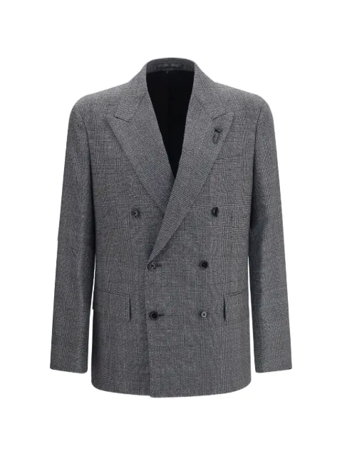 Lardini double-breasted wool blazer