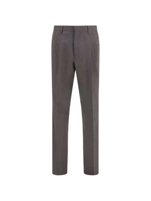 Lardini houndstooth-pattern straight-leg trousers
