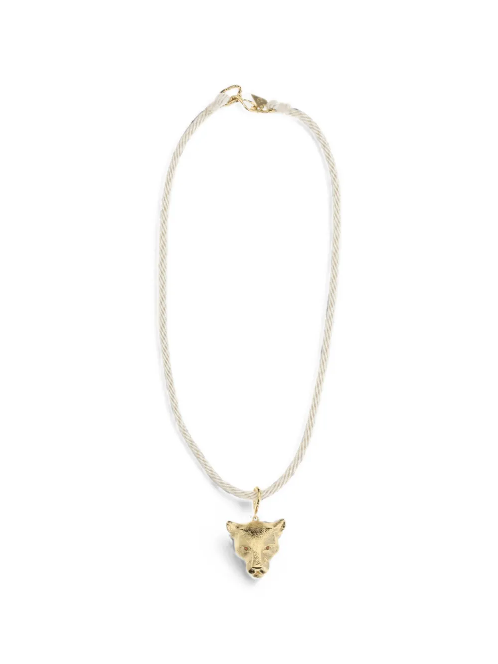 Forte Forte puma-pendant necklace - Oro