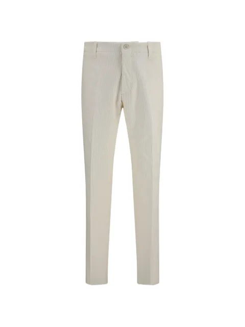 Lardini ribbed straight-leg trousers