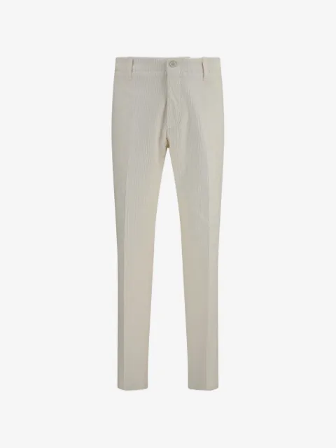 Lardini ribbed straight-leg trousers
