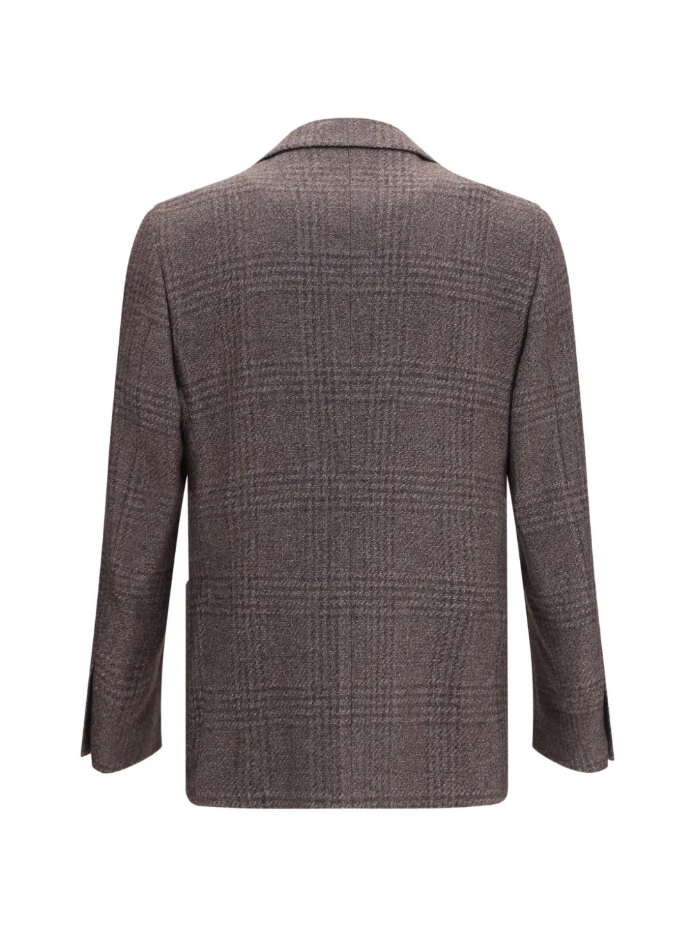 Lardini single-breasted checked blazer Bruin