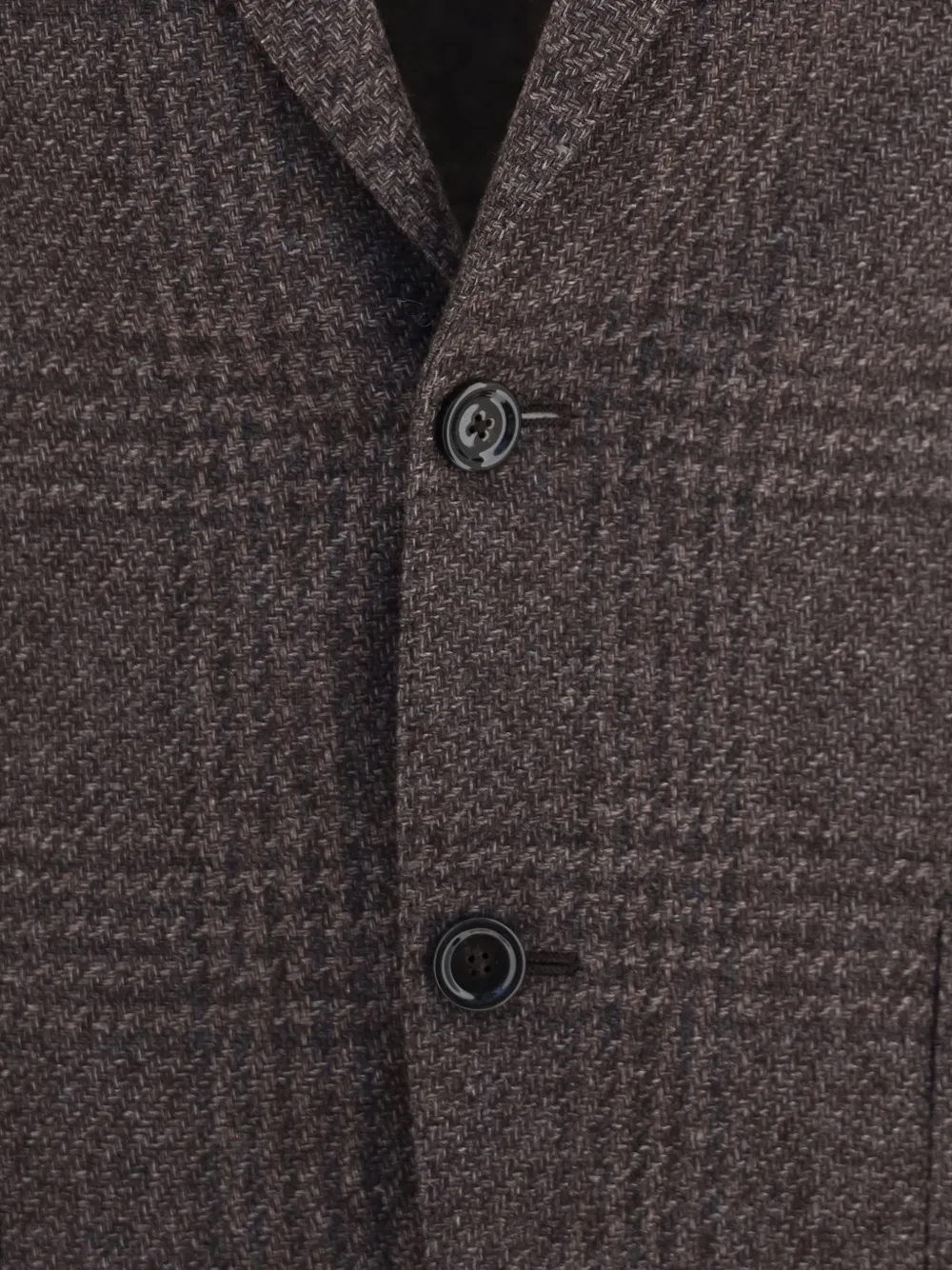 Lardini single-breasted checked blazer Bruin