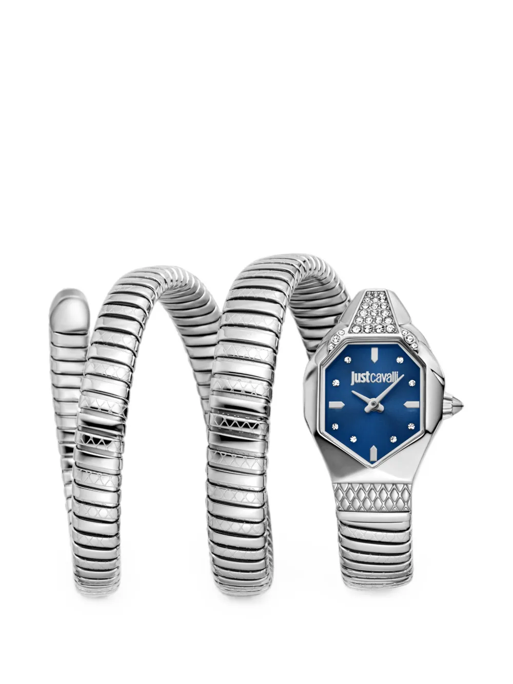 Just Cavalli Orologio Ambra Snake 22mm - Blu