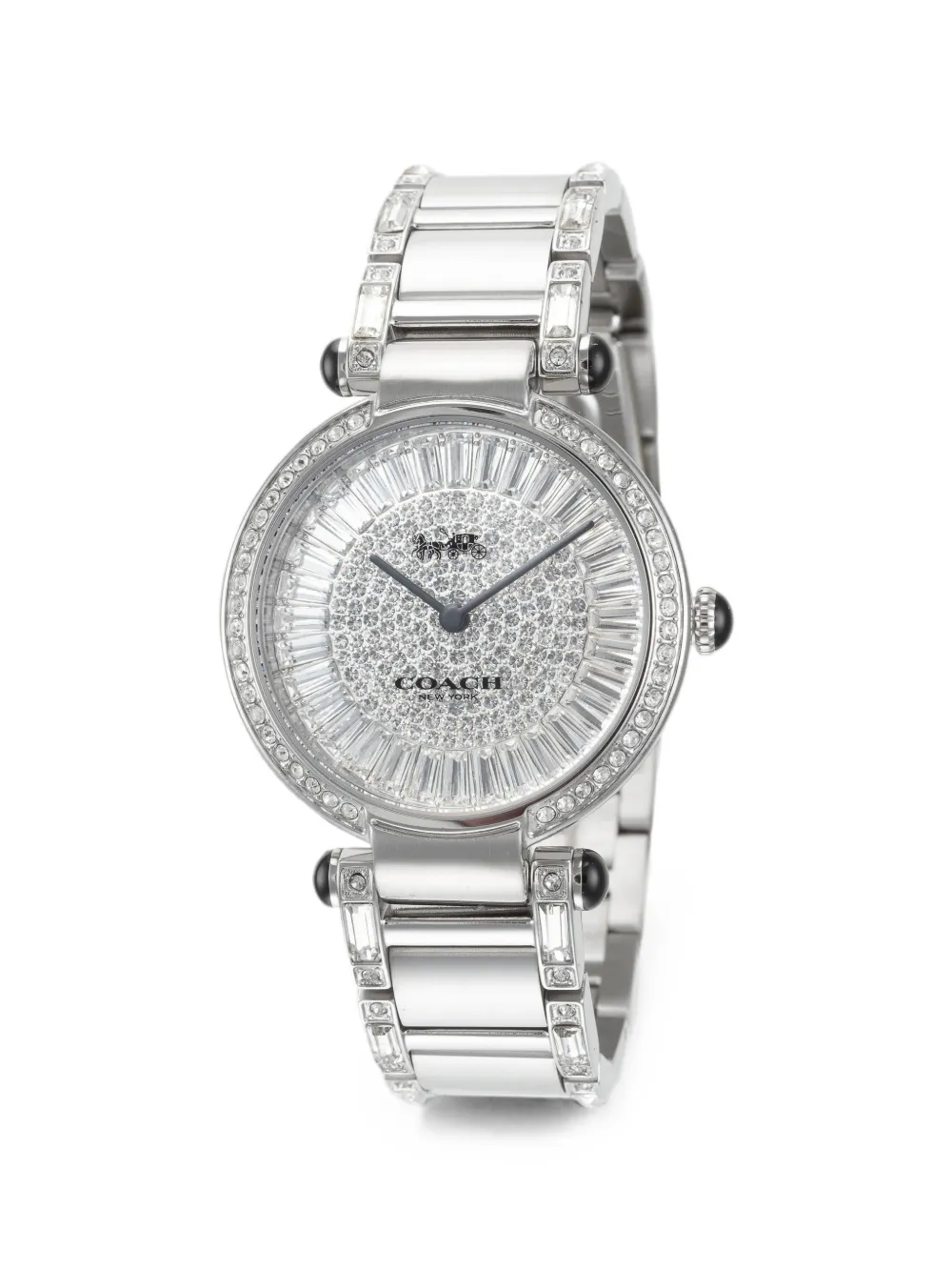 Coach Cary crystal-embellished 34mm watch - Silber