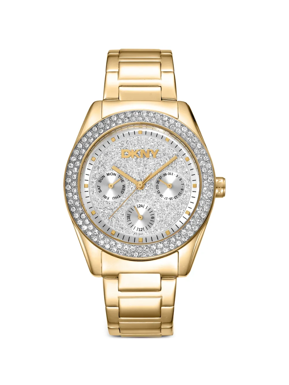 DKNY Armbanduhr mit Zifferblatt 36mm - Silber