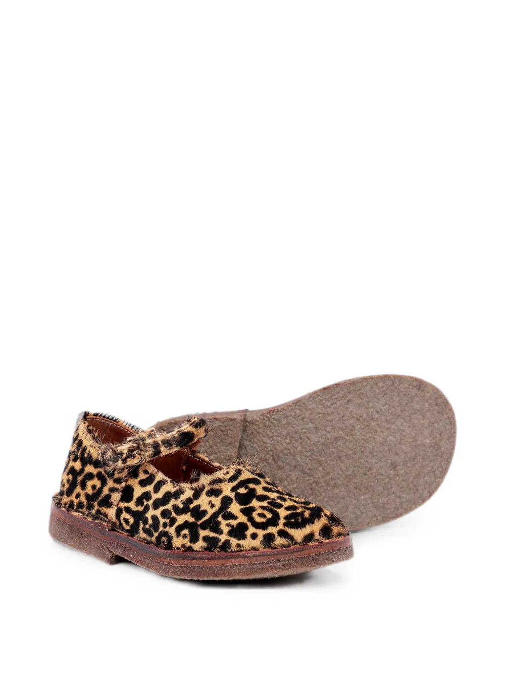 Pèpè leopard-pattern ballet flats Beige